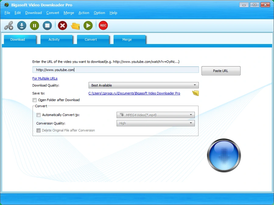 Bigasoft Video Downloader Pro 3.28.8.9497 + crack