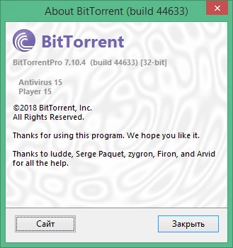 BitTorrent Pro 7.11.0.47229 русская версия + crack
