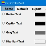 Classic Color Panel 2.0.0.57