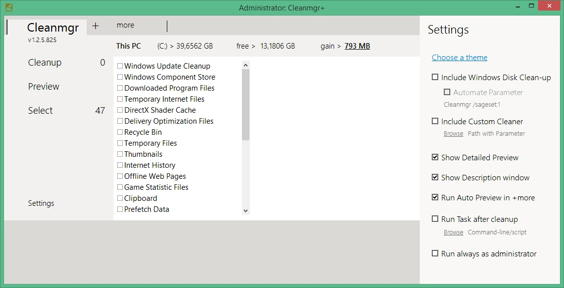 Cleanmgr+ 1.50.1300