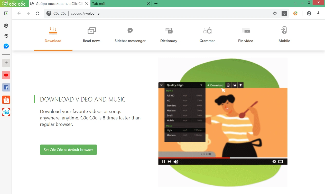 Coc Coc Browser 124.0