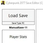 Cyberpunk 2077 Save Editor v0.10a
