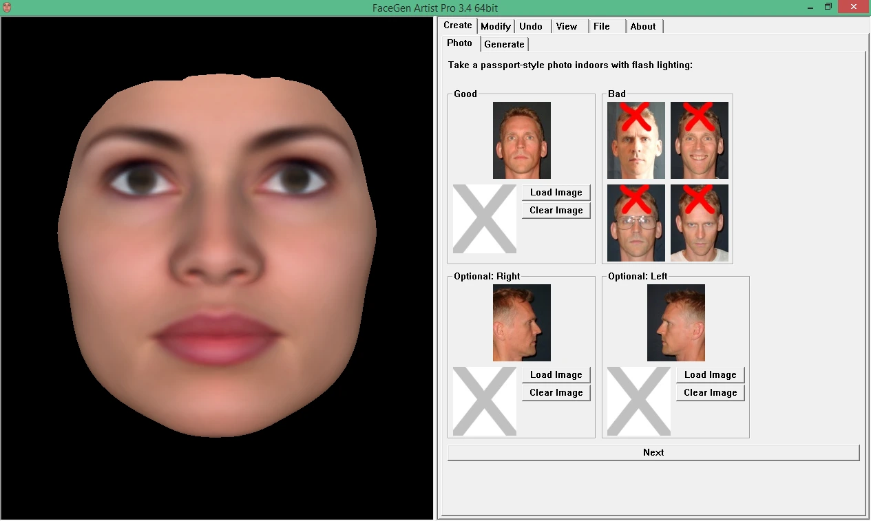 FaceGen Artist Pro 3.12 + crack
