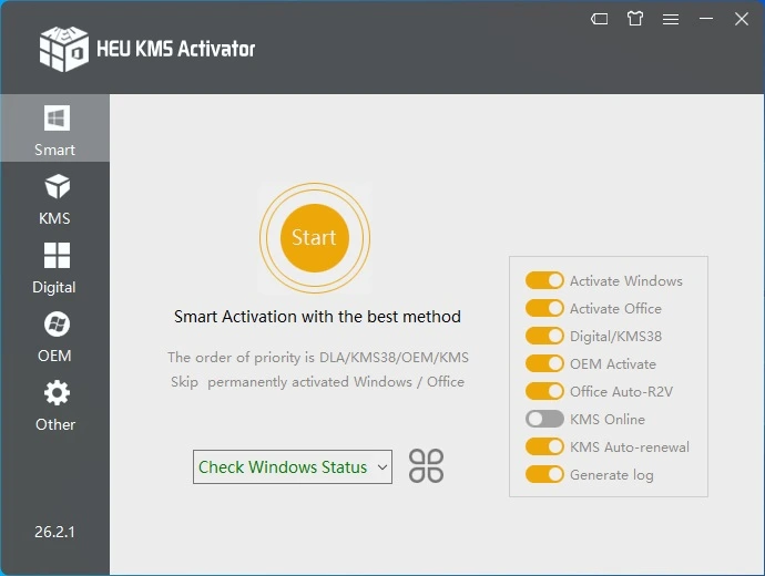 HEU KMS Activator 63.3.4