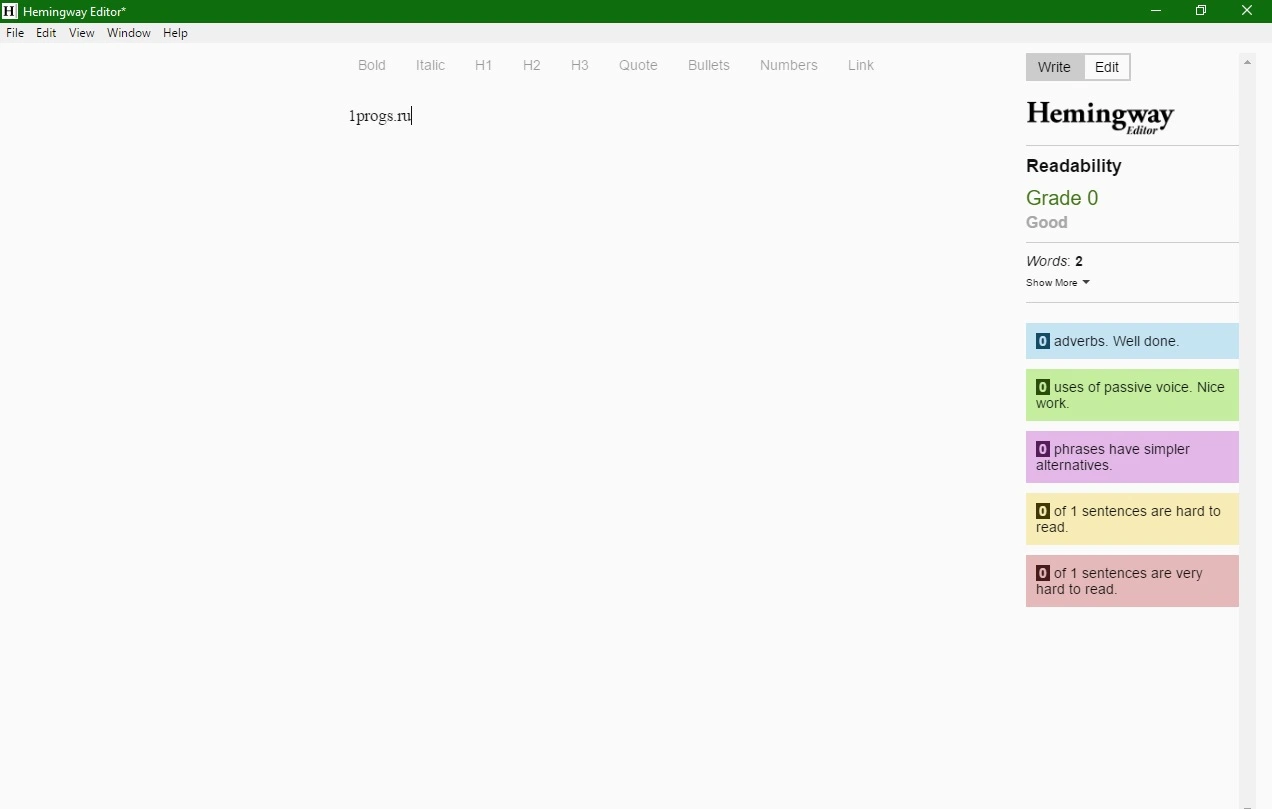 Hemingway Editor 3.0.8 + crack