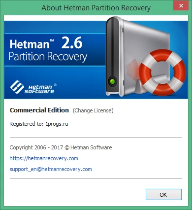 Hetman Partition Recovery 5.3 + ключ