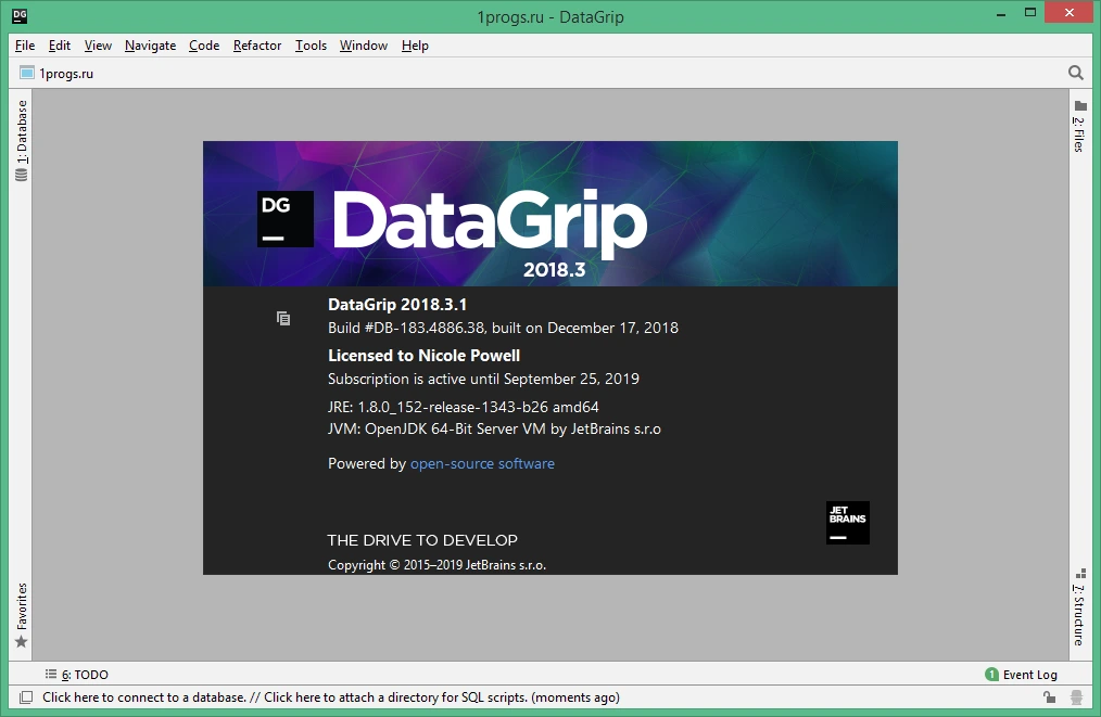 JetBrains DataGrip 2023.1.2 + activation code