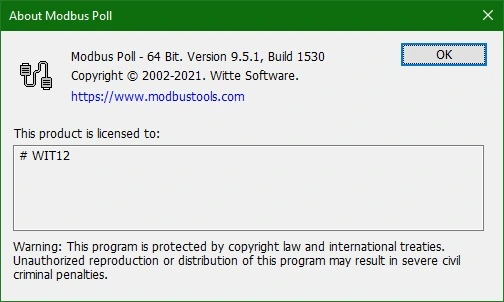 Modbus Poll 13.2.1.2558 + registration key