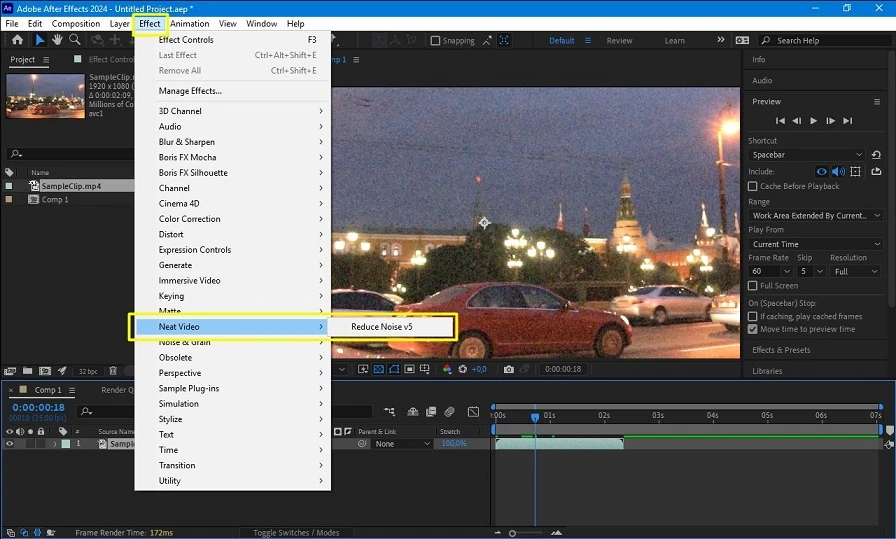 Neat Video Pro for Adobe After Effects 5.6.5 + crack