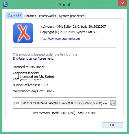 Oxygen XML Editor 26.0 + crack