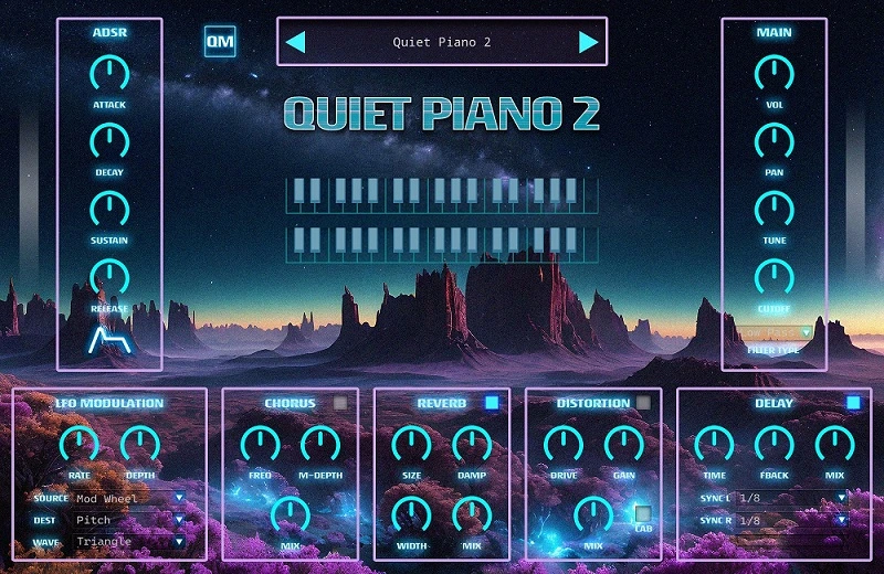 Quiet Music QUIET PIANO 2 v2.9.5 VST + VST3 + Presets + crack