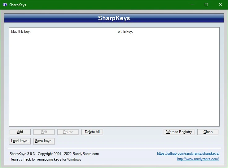 SharpKeys 3.9.4