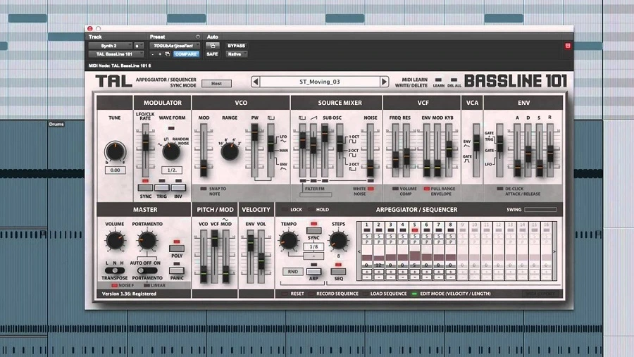 TAL-BassLine-101 v3.9.5 + crack