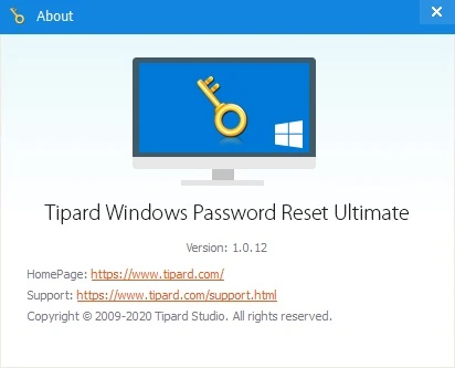 Tipard Windows Password Reset Platinum / Ultimate 1.0.12 + код активации