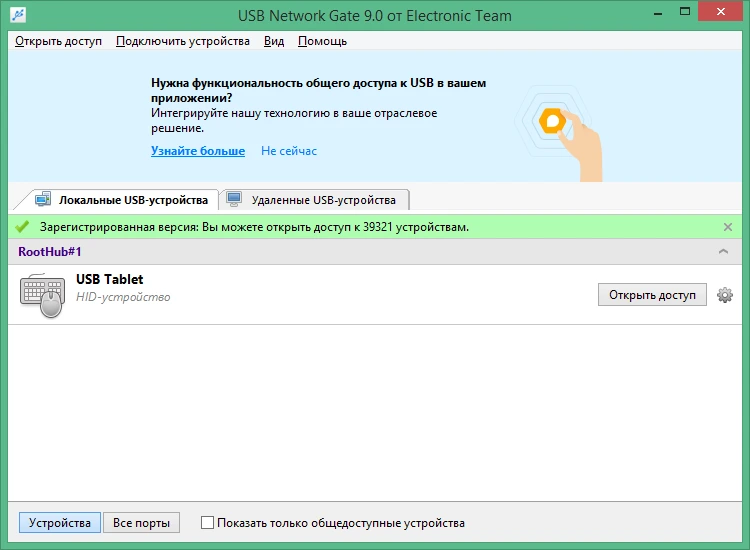 USB Network Gate 11.0.2724 + активация