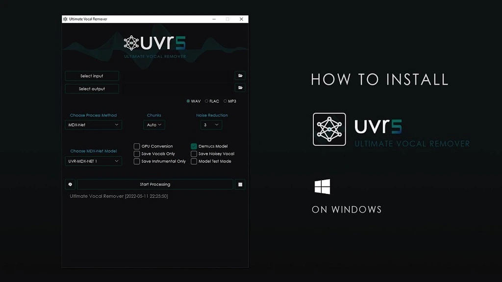 Ultimate Vocal Remover GUI v5.5.0 Complete