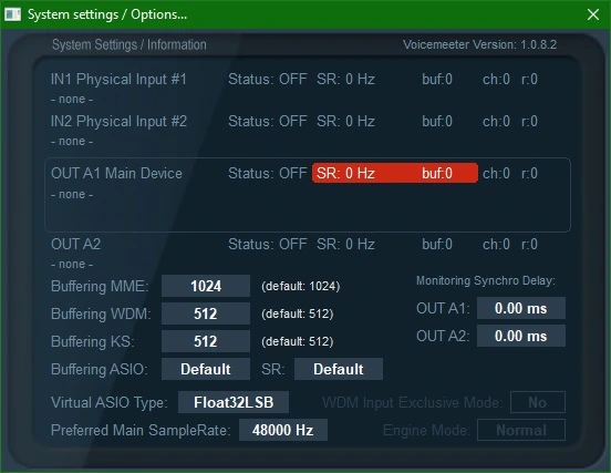 VoiceMeeter 1.0.8.2