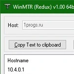 WinMTR 1.00
