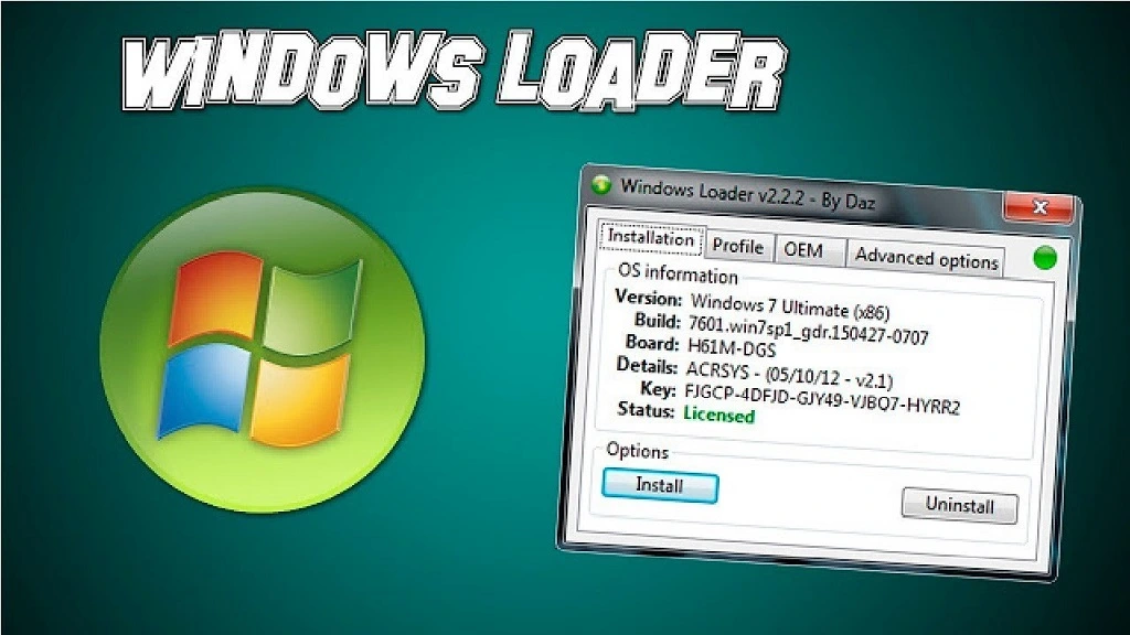 Windows Loader by DAZ 2.2.2