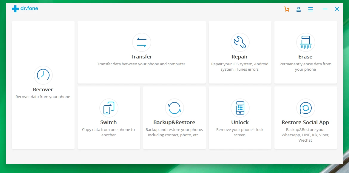 Wondershare Dr. Fone for iOS 10.5.0.316