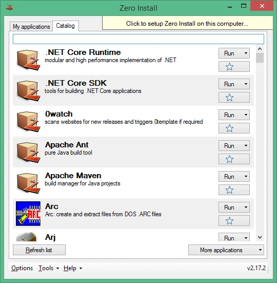 Zero Install 2.29.0