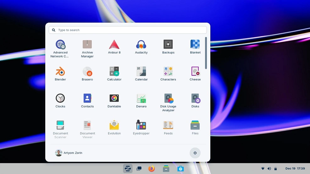 Zorin OS R2 Pro / Pro Lite 17.3