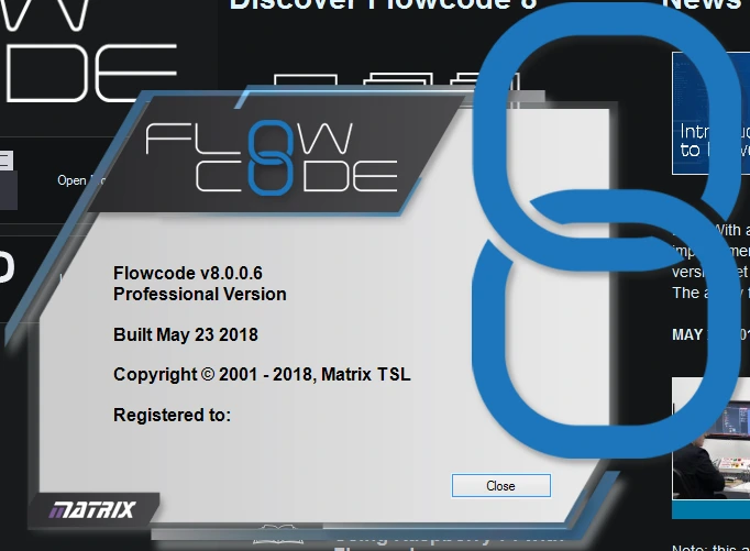 FlowCode 8.0.0.6 + ключики лицензии
