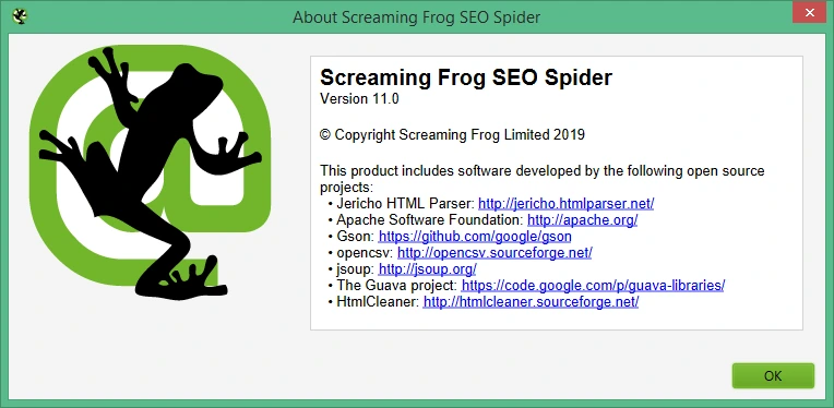 Screaming Frog SEO Spider 20.2 + key