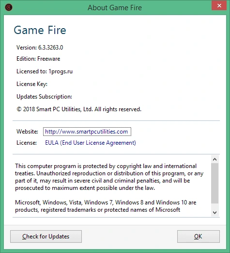 Game Fire Pro 6.7.3800 крякнутый + ключ активации лицензионный